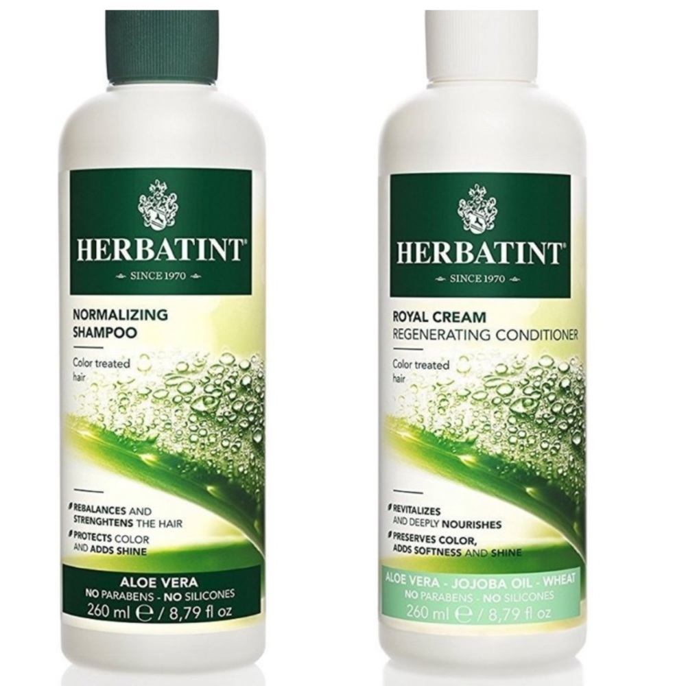 New Herbatint shampoo and conditioner